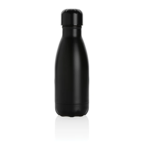 Thermoflasche | Edelstahl | 260ml | Passend für Becherhalter | schwarz