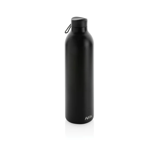 Avira Avior water bottle | Recycled stainless steel | 1L | Sustainable | black