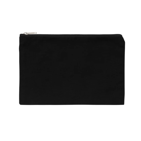 Pencil case | Recycled canvas | One compartment | Wthout chemicals | Sustainable | black