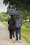 Ausziehbarer Regenschirm | rPET | 23-27 Zoll | Mit Antisturm-Funktion