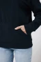 Iqoniq microfleece hoodie | Gerecycled polyester 240 g/m² | Unisex | Kangoeroezak