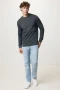 Sweatshirt à col rond Iqoniq | Coton recyclé et biologique 340g/m² | Unisexe | Non teint