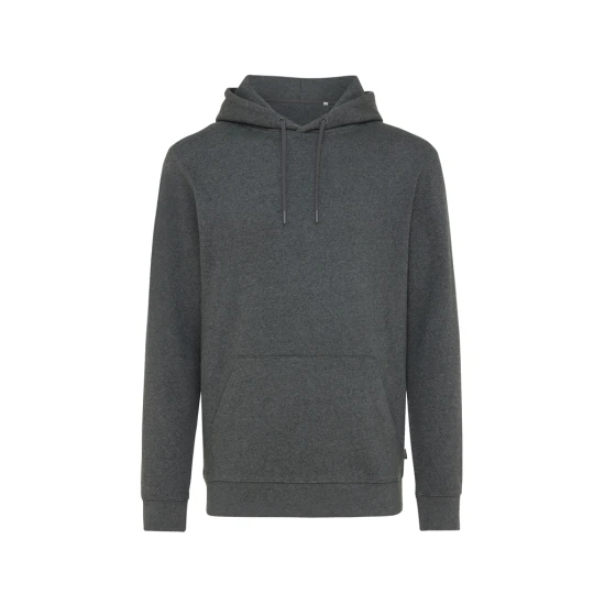 Iqoniq hoodie | Gerecycled en biologisch katoen 340g/m² | Unisex | Ongeverfd | zwart
