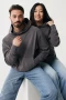 Sweat à capuche décontracté Iqoniq | Coton recyclé et biologique 340g/m² | Avec traceur AWARE™
