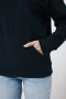 Iqoniq microfleece hoodie | Gerecycled polyester 240 g/m² | Unisex | Kangoeroezak