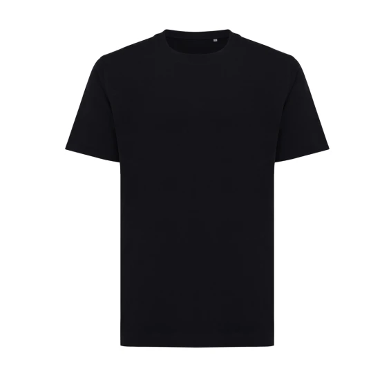 Iqoniq relaxed t-shirt | Recycled & organic cotton 180 g/m² | Unisex | Durable | black