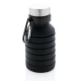 Collapsible water bottle | Silicone | 550ml | With carabiner | Save 50% space