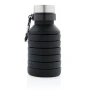 Collapsible water bottle | Silicone | 550ml | With carabiner | Save 50% space