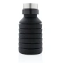 Collapsible water bottle | Silicone | 550ml | With carabiner | Save 50% space