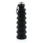 Collapsible water bottle | Silicone | 550ml | With carabiner | Save 50% space