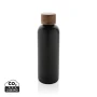 Botella térmica | Acero reciclado | 500ml | Con tapón de madera