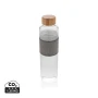 Large drinking bottle with bamboo lid | Borosilicate glass | 750 ml