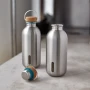 Water Bottle | Stainless steel | 600ml | Durable design | Leak proof lid | Sustainable