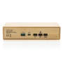 Wekker | Bamboe | Met 5W draadloze oplader