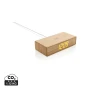 Wekker | Bamboe | Met 5W draadloze oplader