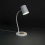 Lampe de bureau sans fil | ABS recyclé et liège | Charge sans fil 15W