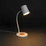 Lampe de bureau sans fil | ABS recyclé et liège | Charge sans fil 15W