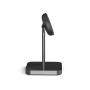 Wireless charger | Zinc alloy | 2-in-1 | Magnetic phone holder | Qi compatible