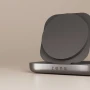 Caricatore wireless | Lega di zinco | 15W | Qi2 | Supporto magnetico per telefono