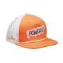 Cappellino con visiera piatta | Pongee 130 g/m² | Retro in rete perforata | Cinturino regolabile | Corda opzionale a contrasto