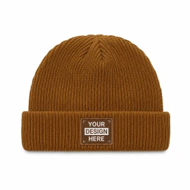 Fisherman beanie | Recycled PET | Double layer | Low cuff