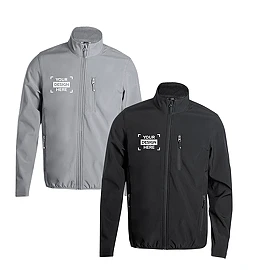 Softshell jacket | Recycled polyester 300 g/m² | Waterproof and windproof | Zipped pockets | Breathable