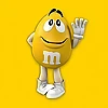 Loopper verpakking met gepersonaliseerde M&M's