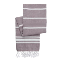 Custom printed beach towel with full-colour logo design