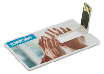 Clé USB fine en forme de carte | 4 Go | Impression en quadrichromie Clé USB fine en forme de carte | 4 Go | Impression en quadrichromie