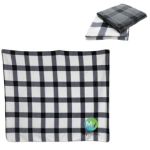 Checked plaid | Double fleece | 127x152 cm | Ultra soft and warm Checked plaid | Double fleece | 127x152 cm | Ultra soft and warm