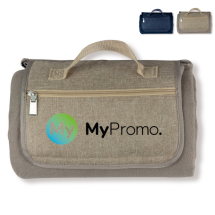 Picknickkleed | Zachte fleece & polyester  | 170x130 cm | Vakje met rits