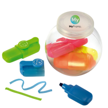 Highlighter set | Plastic | 5 colours Highlighter set | Plastic | 5 colours