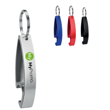 Flesopener | Sleutelhanger | Metalen afwerking | Gebogen ontwerp Flesopener | Sleutelhanger | Metalen afwerking | Gebogen ontwerp