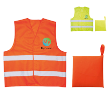 Safety vest | Knitted polyester | Reflective tape | EN ISO 20471 certified Safety vest | Knitted polyester | Reflective tape | EN ISO 20471 certified