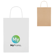Medium gift bag | Paper | 22x11x30 cm | 150 gr/m² Medium gift bag | Paper | 22x11x30 cm | 150 gr/m²