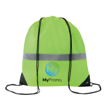 Drawstring bag | Polyester | 36x40cm | Reflective stripe Drawstring bag | Polyester | 36x40cm | Reflective stripe