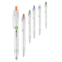 Ballpoint push pen | RPET | Transparent