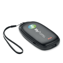 Electric handwarmer | Aluminium | 3 intensity levels | With 4000 mAh power bank Electric handwarmer | Aluminium | 3 intensity levels | With 4000 mAh power bank