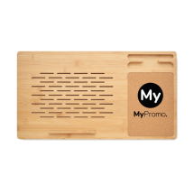 Support ordinateur portable avec aérations décalées | Tapis de souris en liège | Bambou Support ordinateur portable avec aérations décalées | Tapis de souris en liège | Bambou