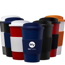 Geïsoleerde beker | Siliconen kunststof | 350ml | Met grip