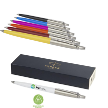 Stylo à bille | Plastique recyclé et acier inoxydable | Durée de vie 3000 mètres | Avec boîte Parker Stylo à bille | Plastique recyclé et acier inoxydable | Durée de vie 3000 mètres | Avec boîte Parker