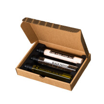 Set cuisine | Verre | Sel de l'Himalaya, poivre noir & huile d'olive