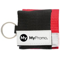 Keychain with CPR mask | Polypropylene  | Steel keyring Keychain with CPR mask | Polypropylene  | Steel keyring