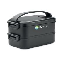 Lunchbox mit Fächern | Recyceltes PP | 800ml (2x)