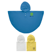 Rain coat with hood | PEVA | 87x79cm | For kids Rain coat with hood | PEVA | 87x79cm | For kids
