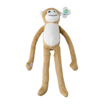 Peluche singe | Polypropylène & polyester | Avec fermeture velcro | Impression sur étiquette Peluche singe | Polypropylène & polyester | Avec fermeture velcro | Impression sur étiquette