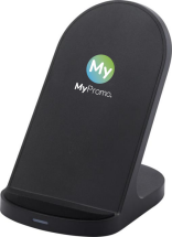 Wireless charging stand | Recycled plastic | 15W | Compatible with all Qi Wireless charging stand | Recycled plastic | 15W | Compatible with all Qi