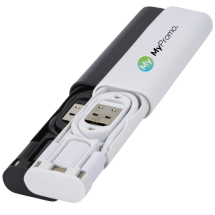 Câble de charge modulable | Plastique recyclé | Longueur du câble : 28 cm | Entrées USB-C et USB-A