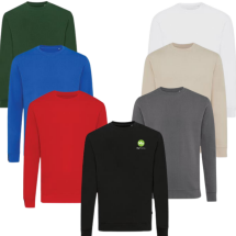 Iqoniq crew neck sweatshirt | Recycled & organic cotton 340g/m² | Unisex | With AWARE™ tracer Iqoniq crew neck sweatshirt | Recycled & organic cotton 340g/m² | Unisex | With AWARE™ tracer
