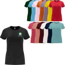 T-shirt Roly | 100% coton avec élasthanne | Col ras du cou | Pour femmes